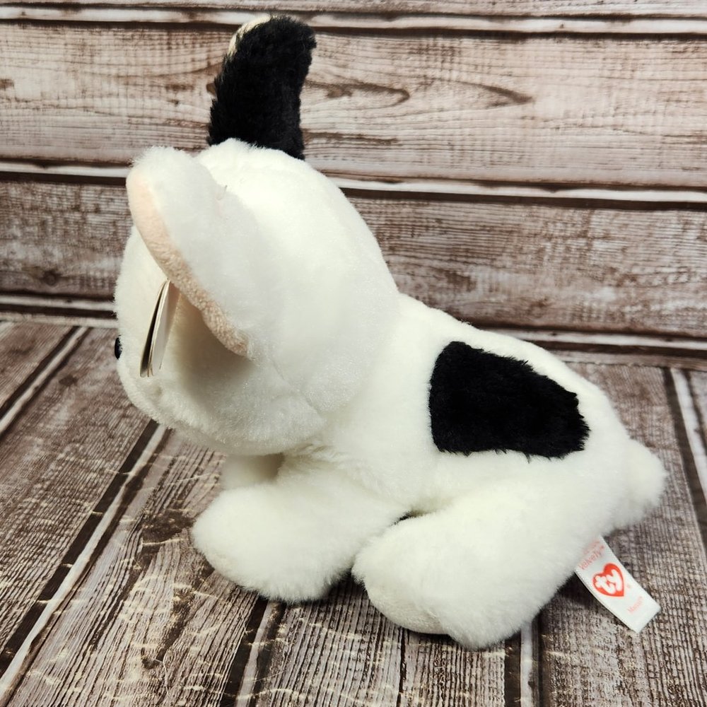 TY Beanie Boos "Marcel" French Bulldog Black White 6" Stuffed Animal Plush Toy - Picture 4 of 6